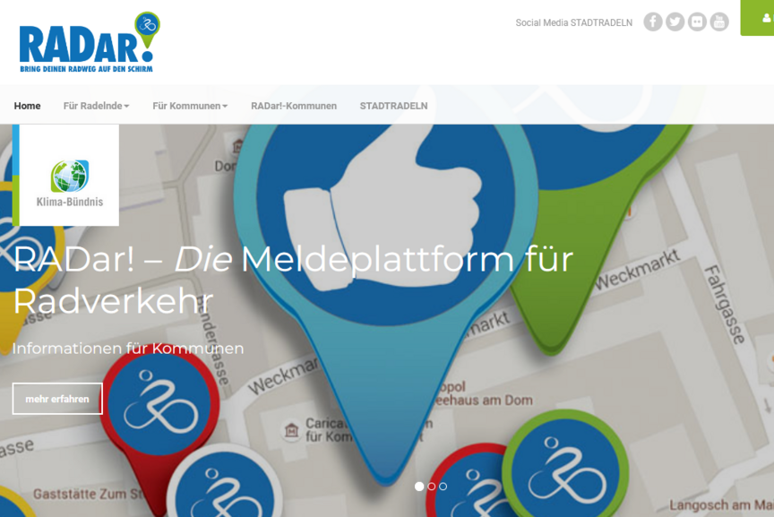 Meldeplattform RADar! Meldeplattform RADar!