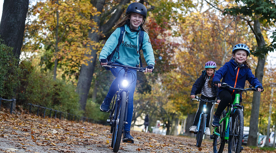 Mädchen auf Rädern Mädchen auf Rädern