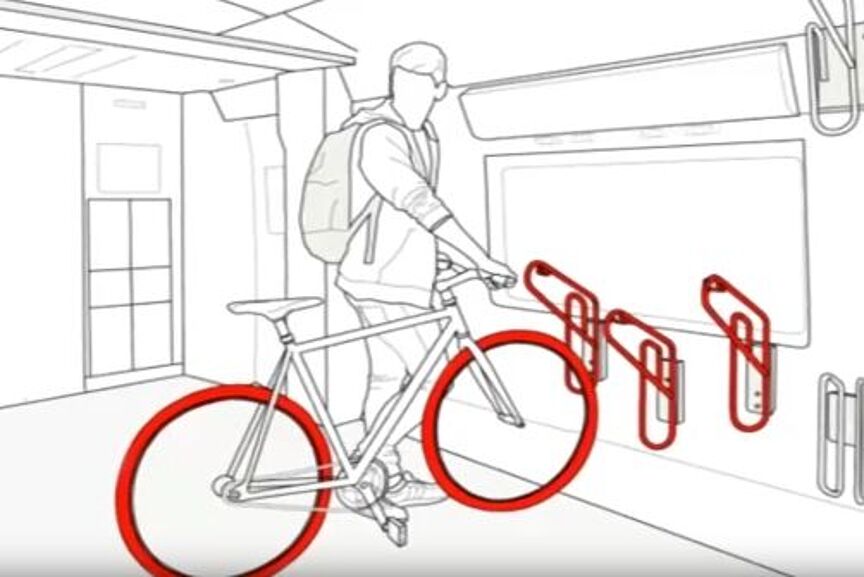 Fahrradstellplätze ICE Fahrradstellplätze ab 2020 in jedem neuen ICE-Zug.